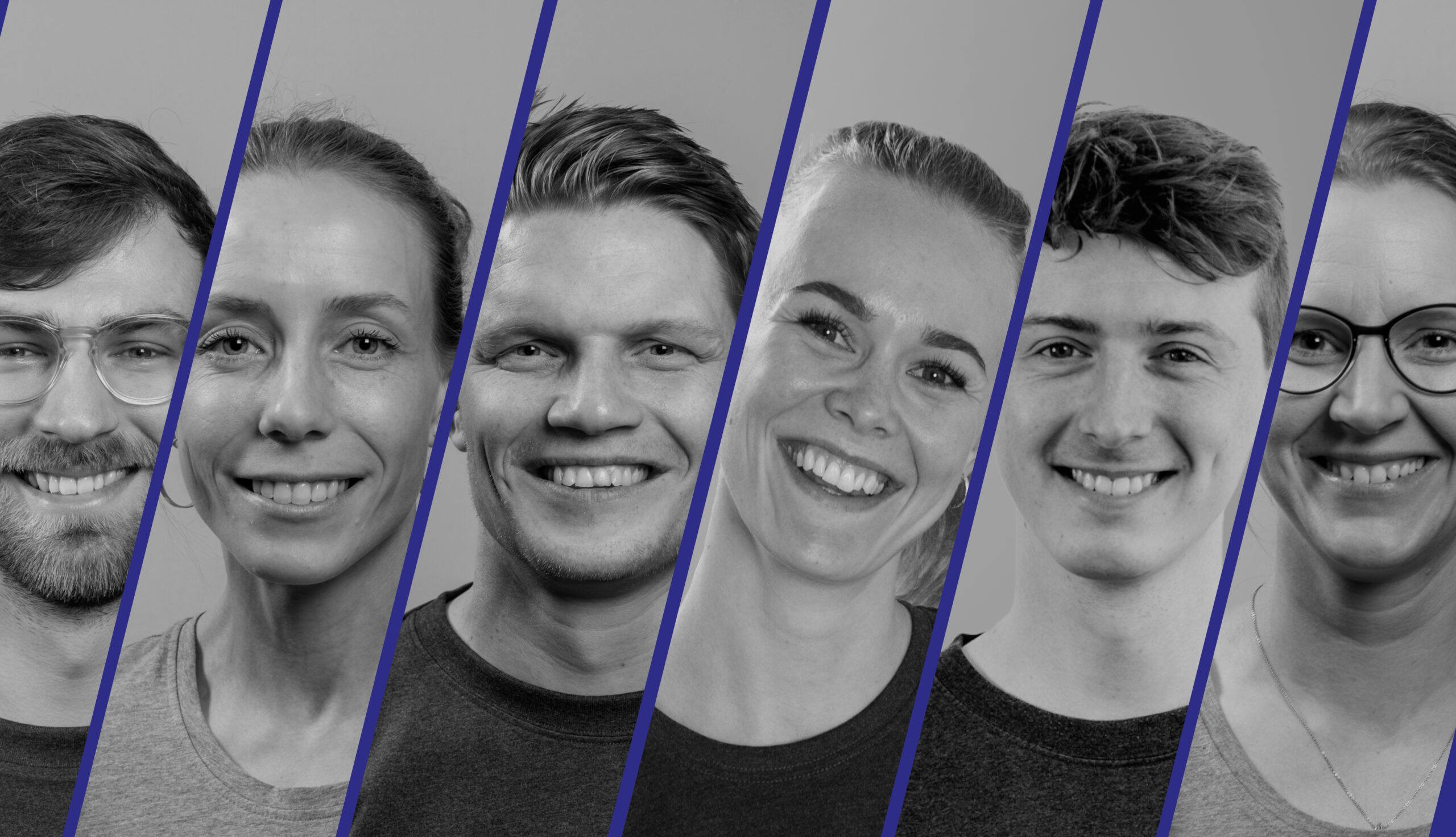 svendborg-sportsklinik-behandling-vores-professionelle-behandlere-scaled Et profilfoto af terapeutteamet samlet på sportsklinikken